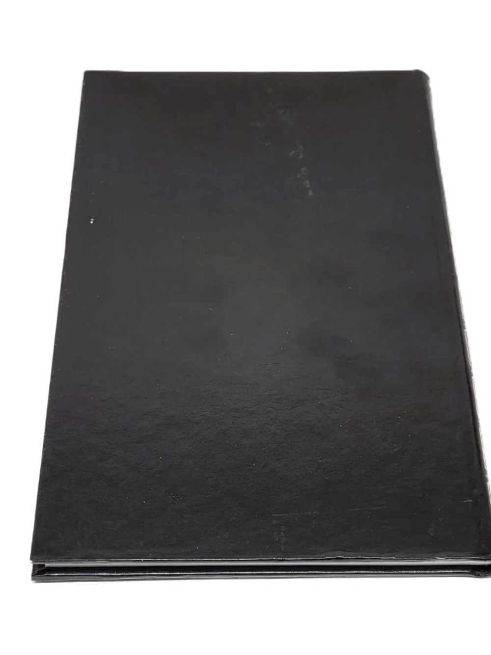 Blank Vtg Stuart Hall Executive Account Record Note Book Black #1418 Numbered